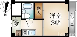 本丸ハイツ【1階】の間取り