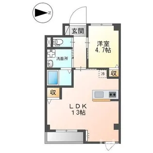アヴァンス南安威【2階】の間取り