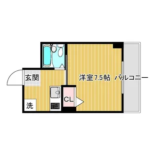 ナンノ第12号館【2階】の間取り