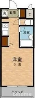 岸辺豊商ハイツⅡ【3階】の間取り