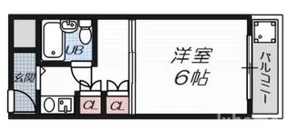レナジア南摂津【4階】の間取り