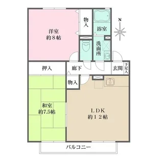 グランメール・コート【2階】の間取り