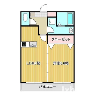 レジデンスKU【6階】の間取り