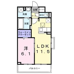 マストリア【1階】の間取り