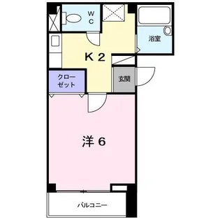 ヴィラウエスト【1階】の間取り