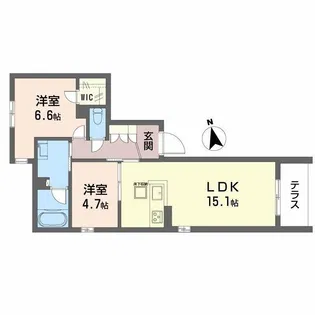 シャーメゾン ひいらぎ【1階】の間取り