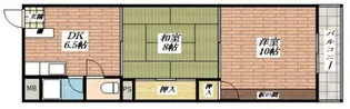 第8マンション【4階】の間取り
