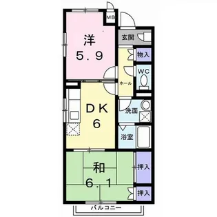 メゾン河村【3階】の間取り