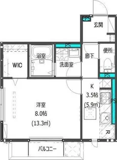 シプレコート茨木【3階】の間取り