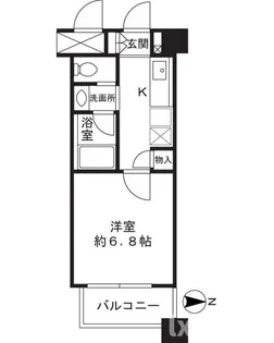 エスト茨木【2階】の間取り