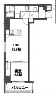 山崎マンション15【3階】の間取り