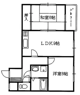 レスカル・ヨシダ【1階】の間取り