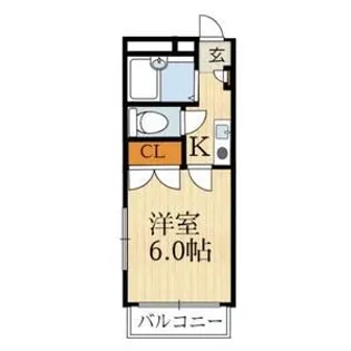 末広14番館【4階】の間取り