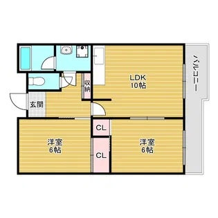 第1山本マンション【2階】の間取り