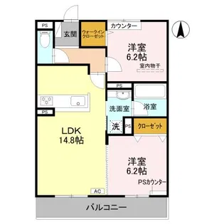 パークサイドファーム【3階】の間取り