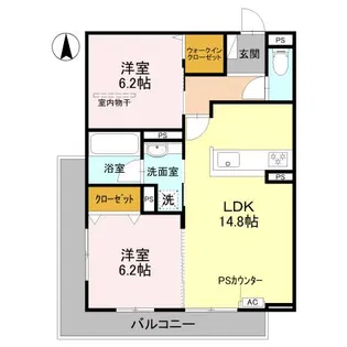 パークサイドファーム【3階】の間取り