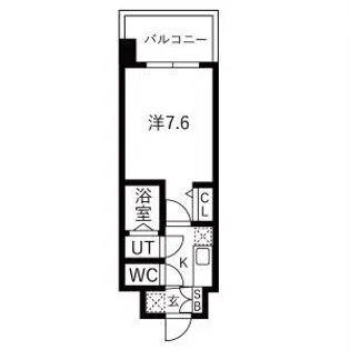 ロイス茨木奈良町【3階】の間取り