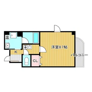 ヴェルデカーサ茨木【5階】の間取り