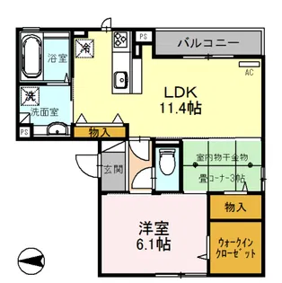 ルネ舟木 Ⅰ【3階】の間取り