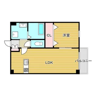 ミルーナヒルズ茨木【3階】の間取り