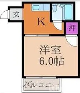 安田マンション【2階】の間取り