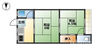 グリーンハイツ【3階】の間取り