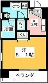 1Kの間取り画像