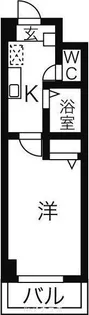 1Kの間取り画像