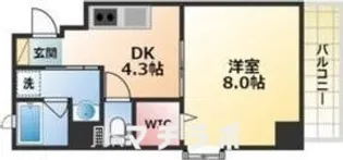 プロビデンス栄南【2階】の間取り