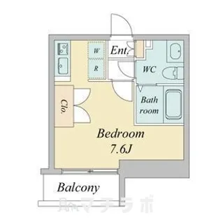 ライブコート丸の内【14階】の間取り