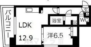 La Facade ラ・ファサード【4階】の間取り