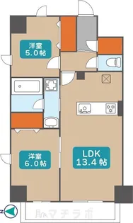 プロシード白壁【4階】の間取り