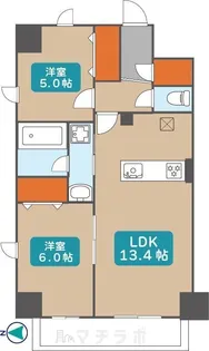 プロシード白壁【7階】の間取り