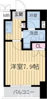 1Kの間取り画像