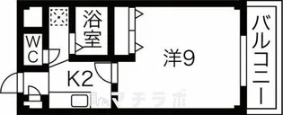 1Kの間取り画像