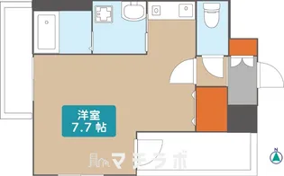 1Kの間取り画像