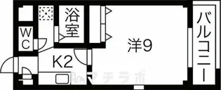 1Kの間取り画像