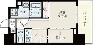 エステシア上前津【4階】の間取り