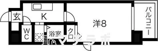 リアライズ記念橋【1006号室】の間取り