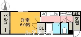 CREA花の木【201号室】の間取り