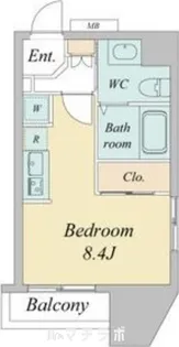 ライブコート丸の内【11階】の間取り