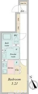 LUORE城西【2階】の間取り