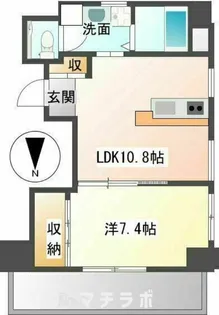 サン・サカエビル【6階】の間取り