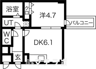 History則武(旧グランレーヴ則武)【1階】の間取り