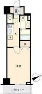 グランルクレ新栄ウエスト【6階】の間取り