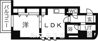 ディアコート白川【6階】の間取り