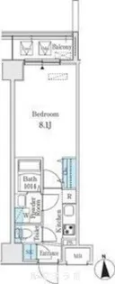 プレイズシード名駅北【9階】の間取り