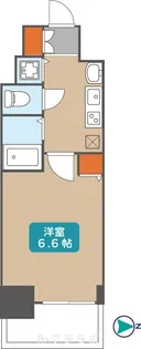 1Rの間取り画像