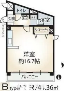エスパシオ【6階】の間取り