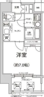 1Kの間取り画像